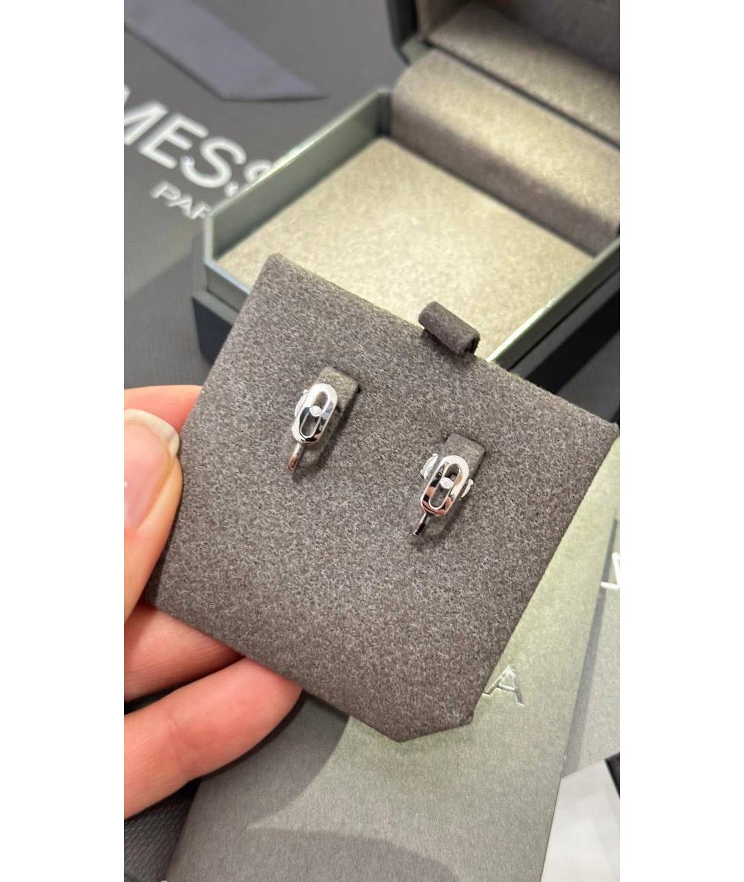 MESSIKA Серебряные серьги из белого золота, фото 2