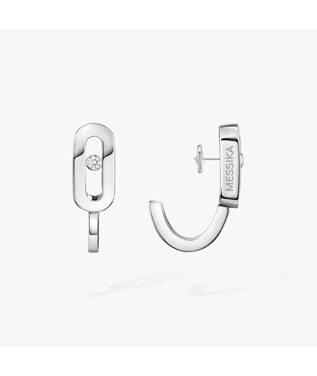 MESSIKA Серебряные серьги из белого золота, фото 7