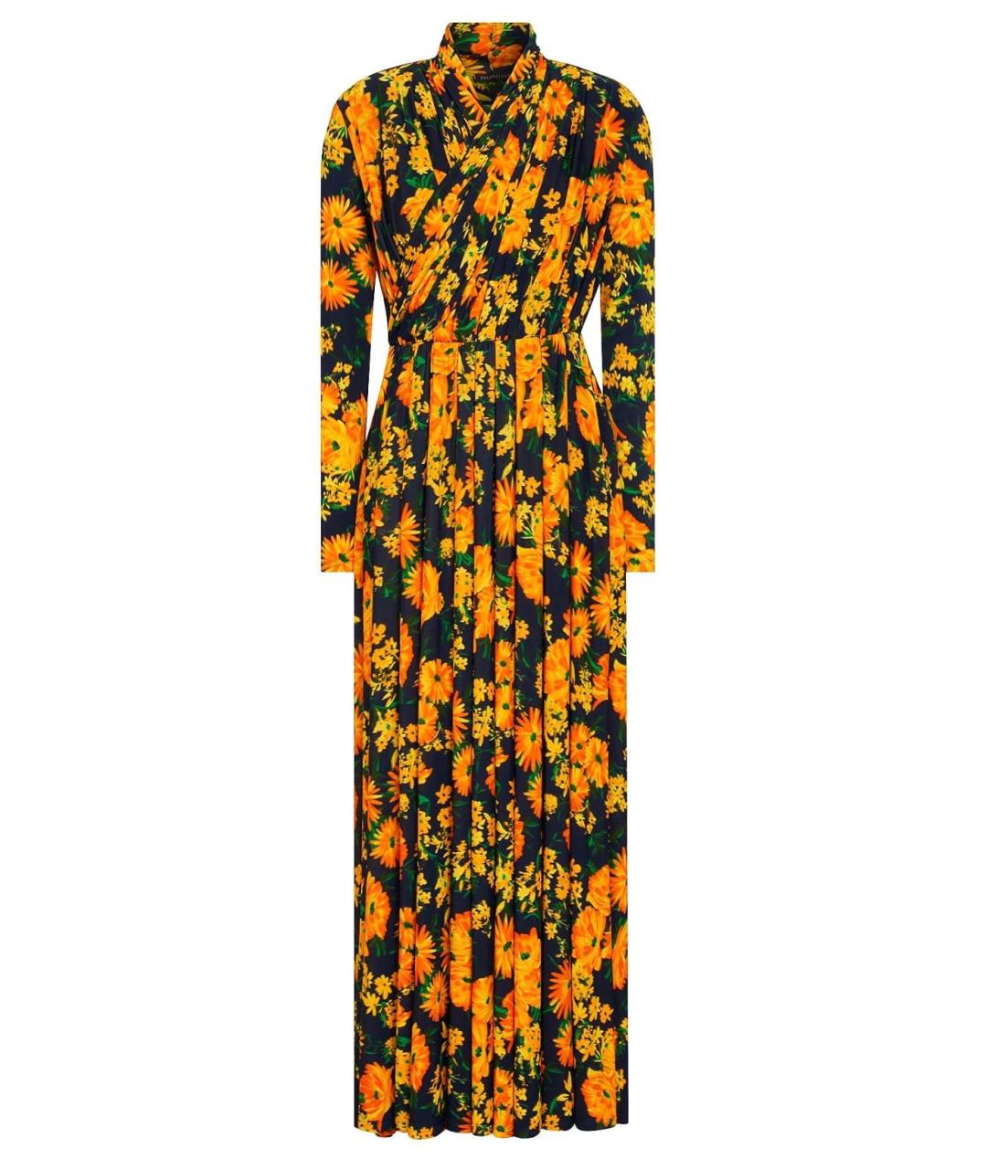 BALENCIAGA Мульти вискозное коктейльное платье, фото 8