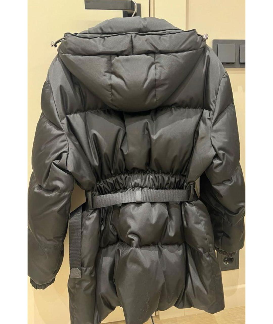 PRADA Черный полиамидовый пуховик, фото 3