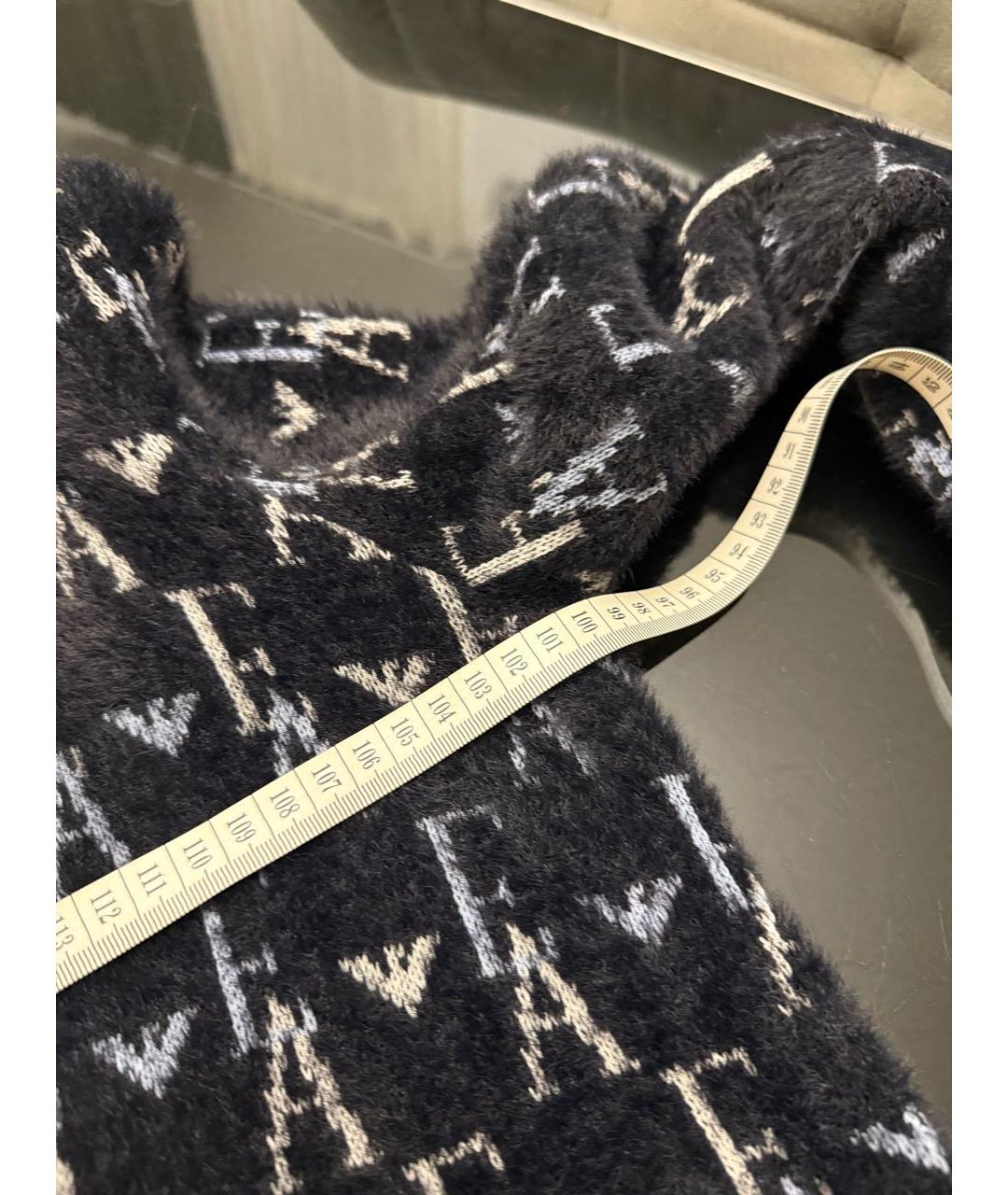 EMPORIO ARMANI Синий вискозный кардиган, фото 4