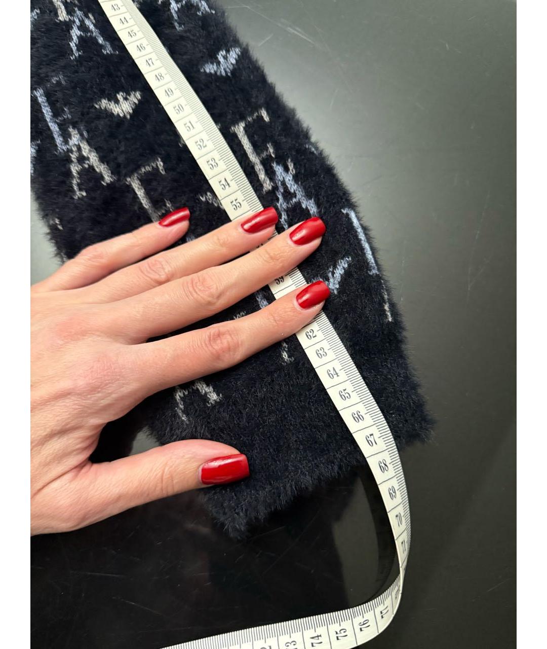 EMPORIO ARMANI Синий вискозный кардиган, фото 6