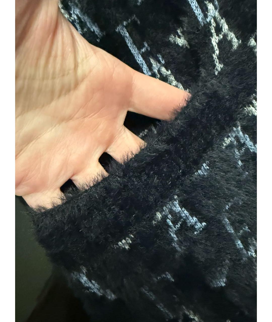 EMPORIO ARMANI Синий вискозный кардиган, фото 7