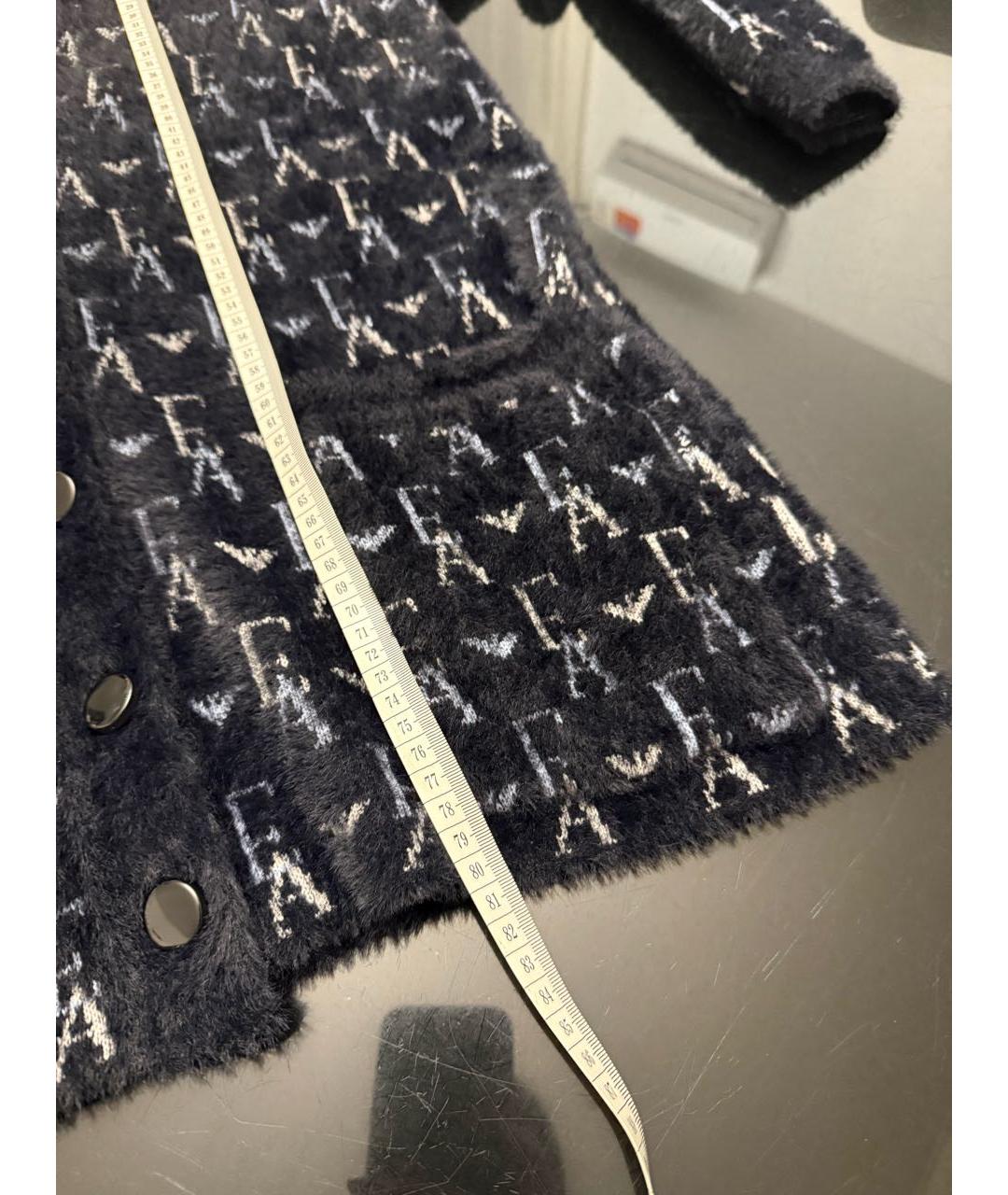 EMPORIO ARMANI Синий вискозный кардиган, фото 5