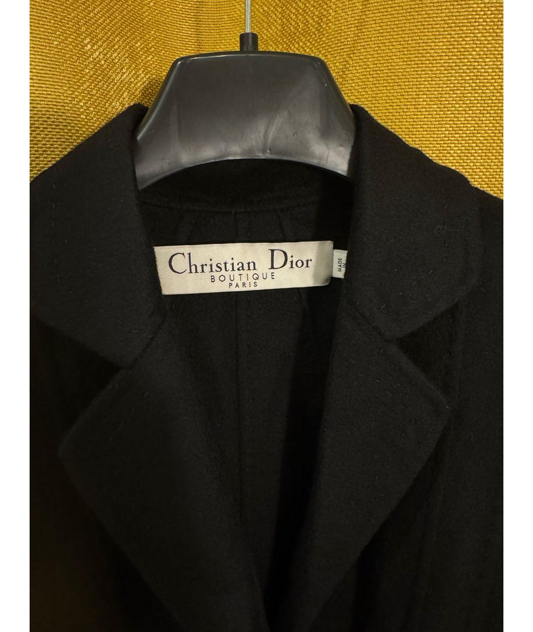 CHRISTIAN DIOR Черный кашемировый жакет/пиджак, фото 3