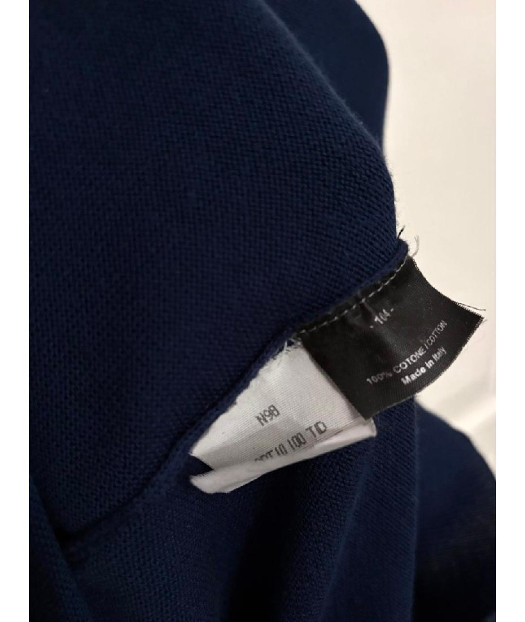 GUCCI Синий хлопковый джемпер / свитер, фото 3