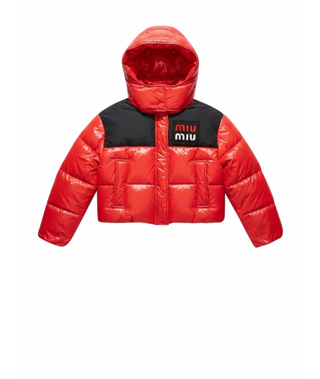 MIU MIU Полиэстеровая куртка, фото 1