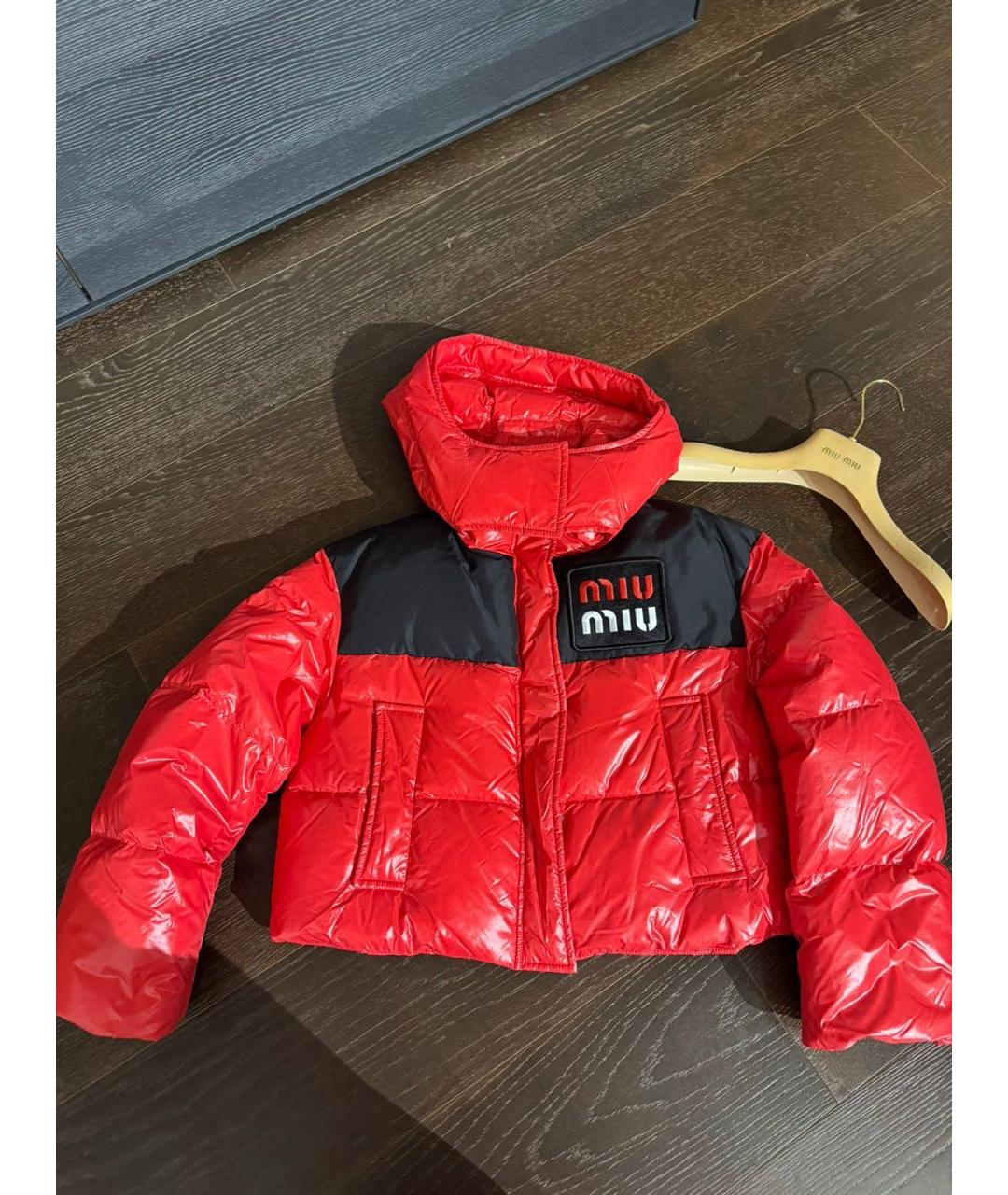 MIU MIU Полиэстеровая куртка, фото 5