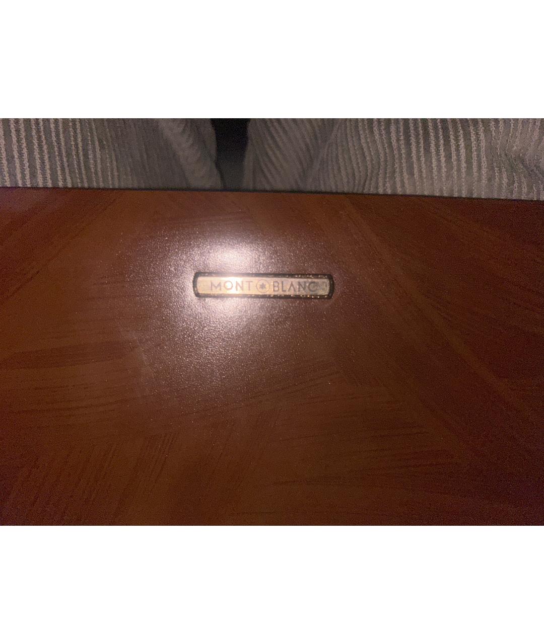 MONTBLANC Коричневая кожаная барсетка, фото 3