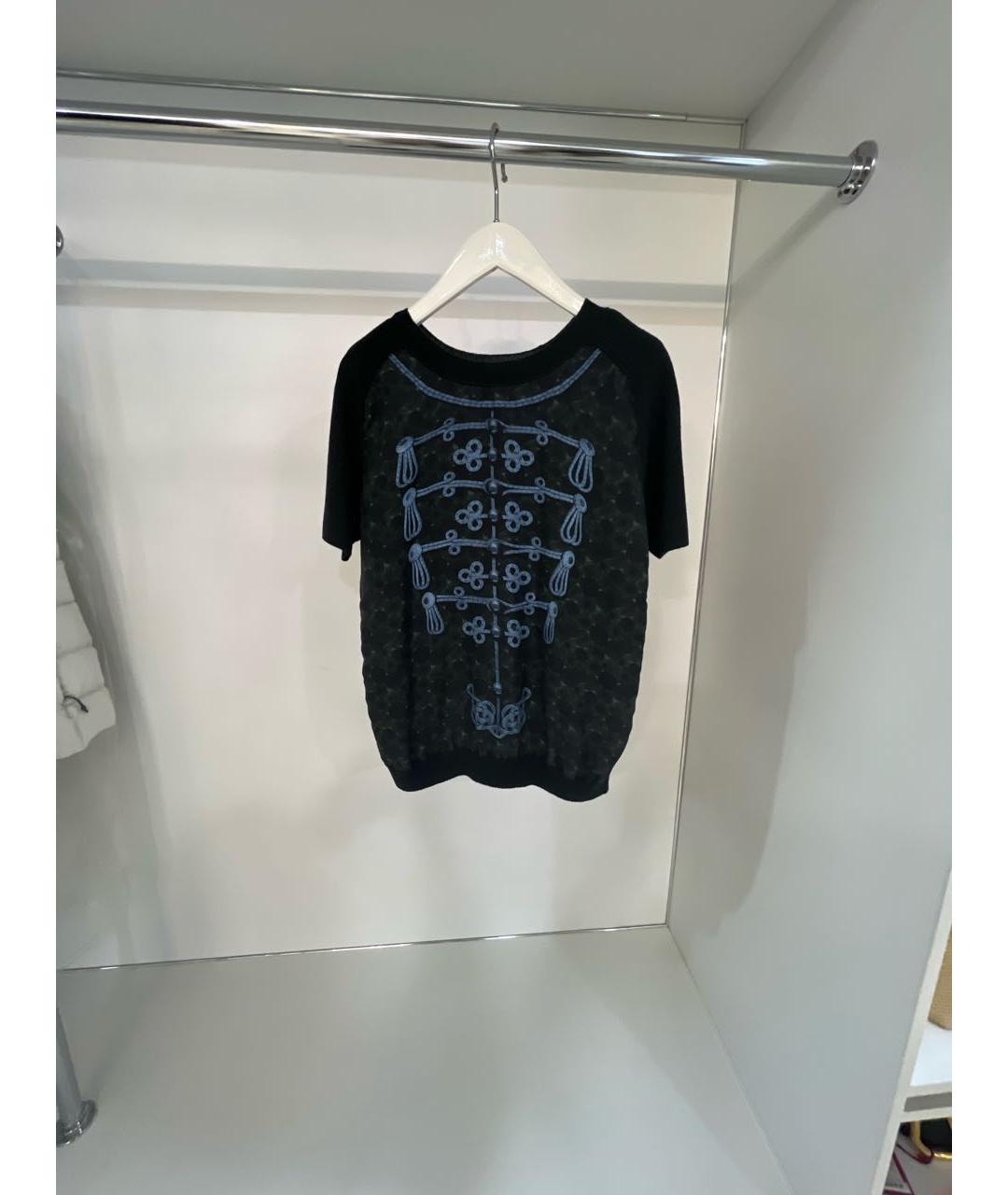 LOUIS VUITTON Зеленый шелковый джемпер / свитер, фото 6