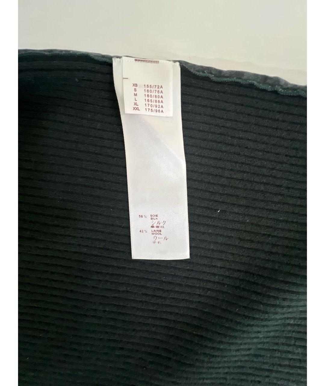 LOUIS VUITTON Зеленый шелковый джемпер / свитер, фото 5