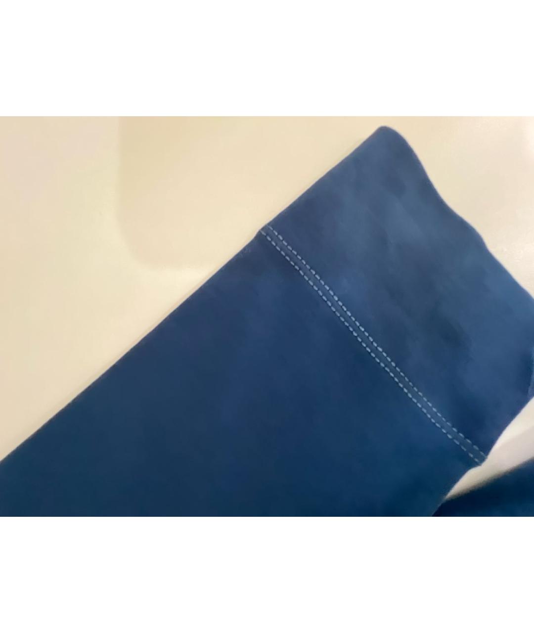 LOUIS VUITTON Синяя хлопковая футболка, фото 6