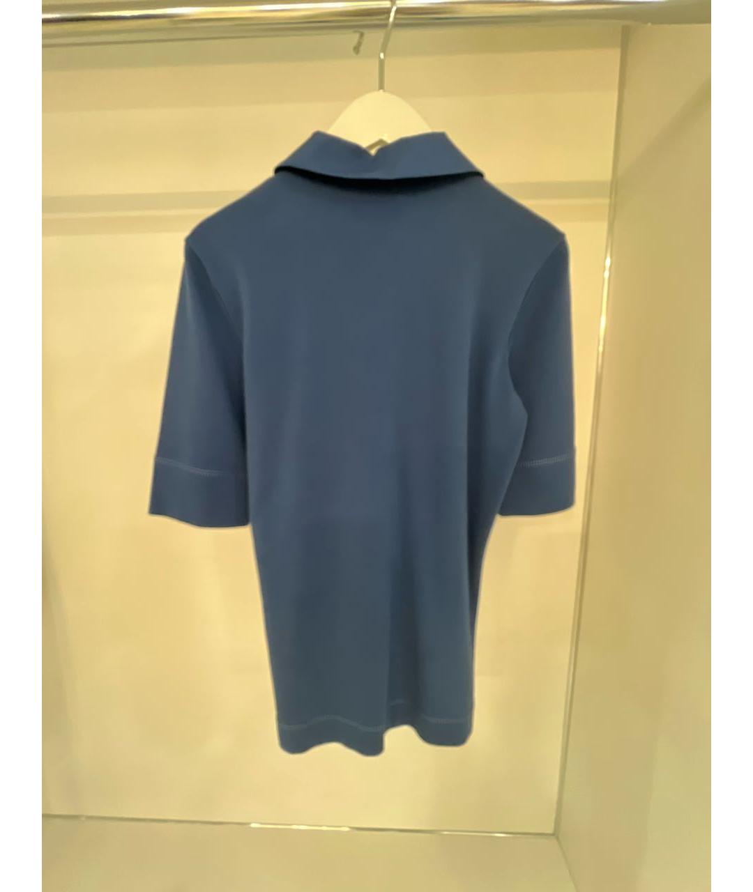 LOUIS VUITTON Синяя хлопковая футболка, фото 2