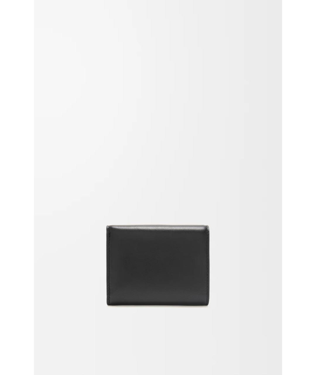 LOEWE Черный кожаный кошелек, фото 5