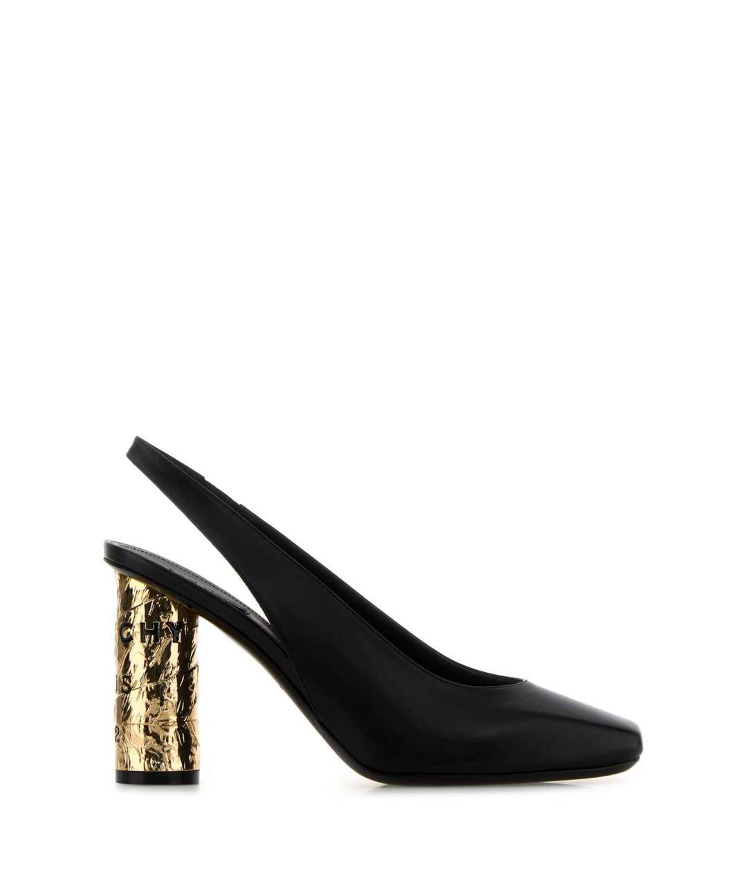 GIVENCHY Черные кожаные туфли, фото 1