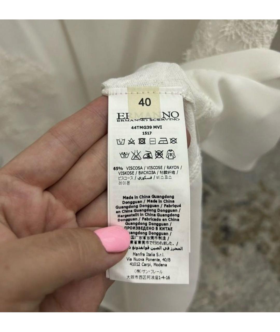 ERMANNO SCERVINO Вискозная водолазка, фото 7