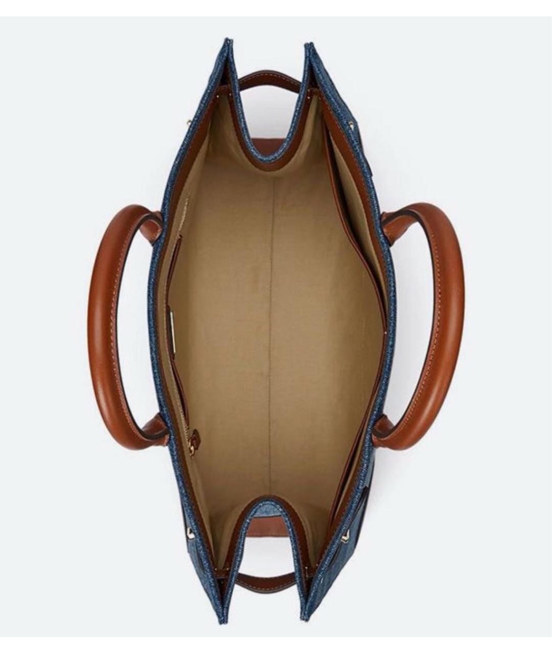RALPH LAUREN Мульти деним сумка тоут, фото 2