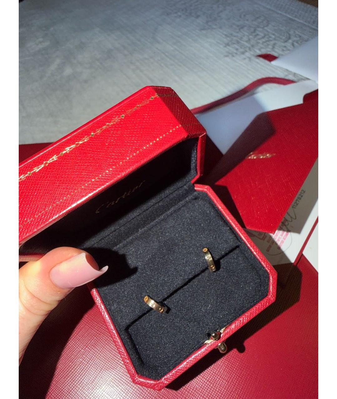 CARTIER Золотые серьги из желтого золота, фото 5