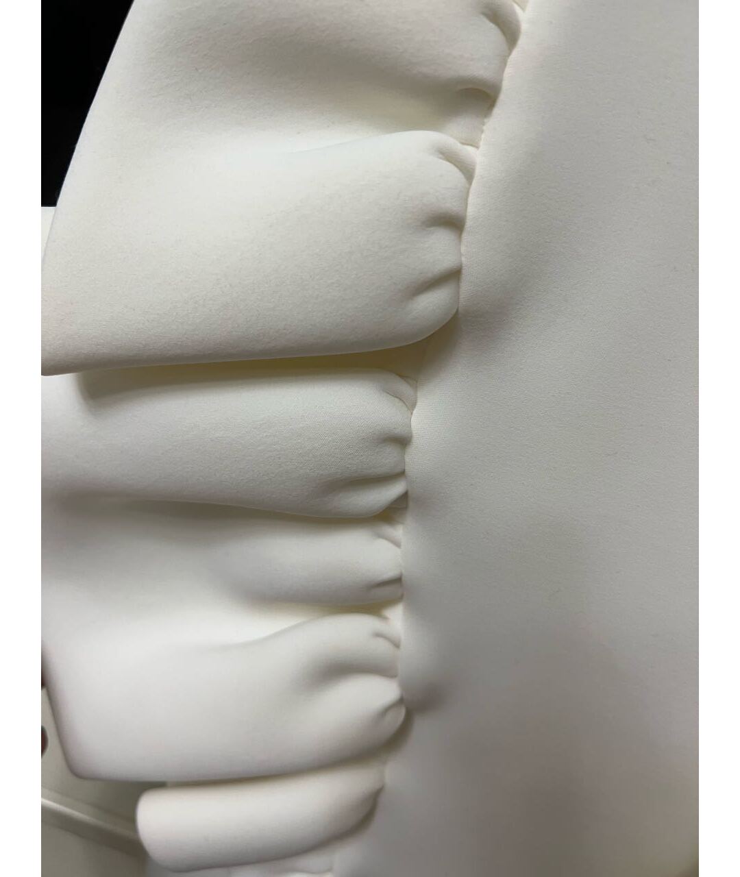 JIL SANDER Белое полиамидовое вечернее платье, фото 4
