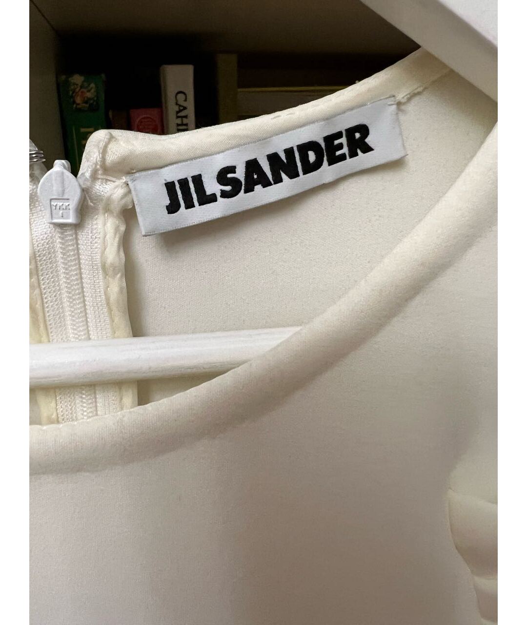 JIL SANDER Белое полиамидовое вечернее платье, фото 3
