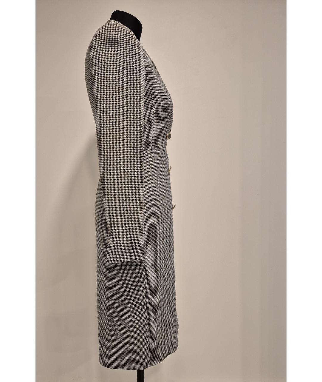 MAX MARA Мульти шерстяное повседневное платье, фото 4