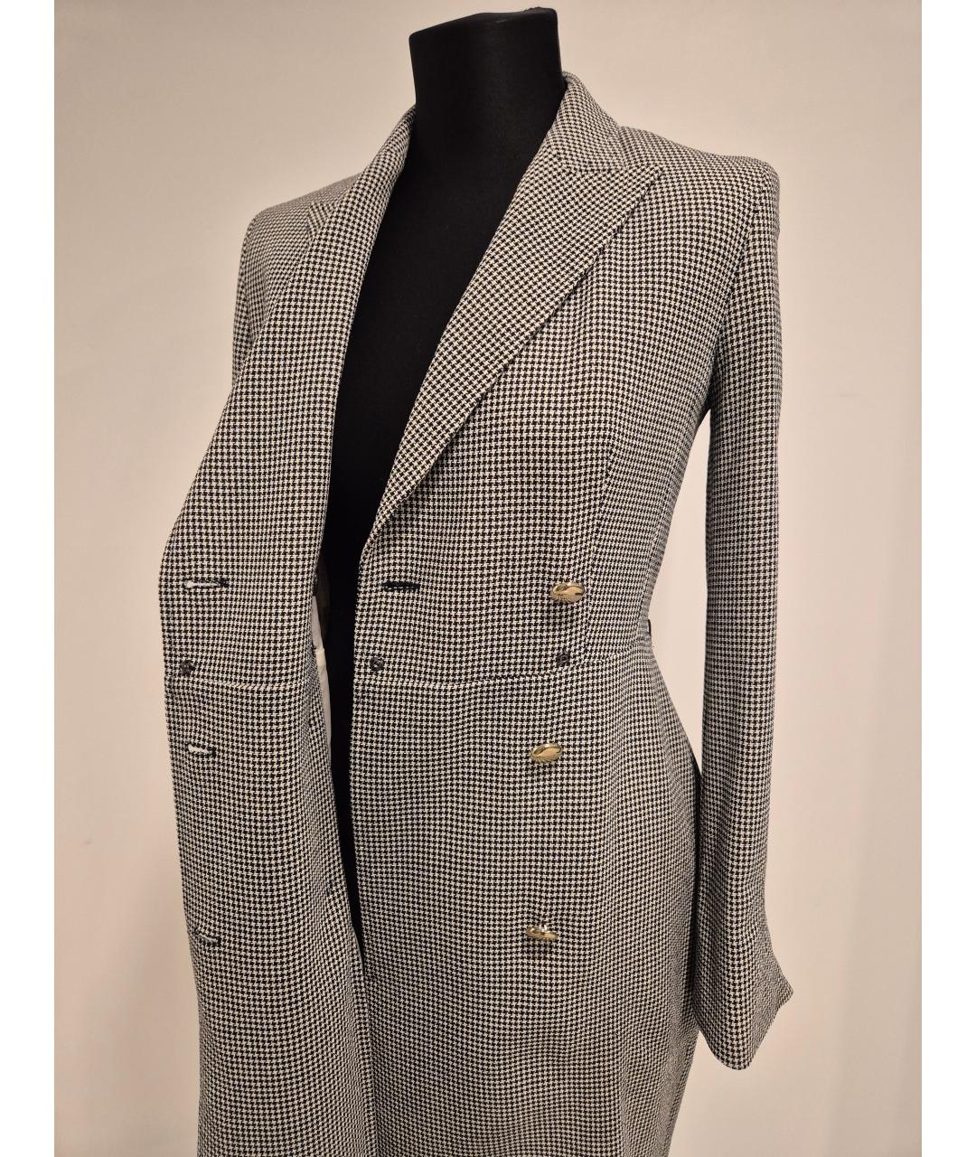 MAX MARA Мульти шерстяное повседневное платье, фото 6