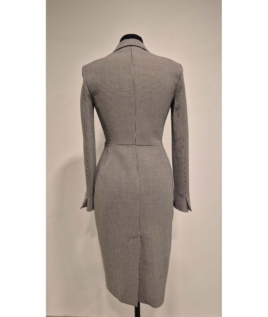 MAX MARA Мульти шерстяное повседневное платье, фото 2