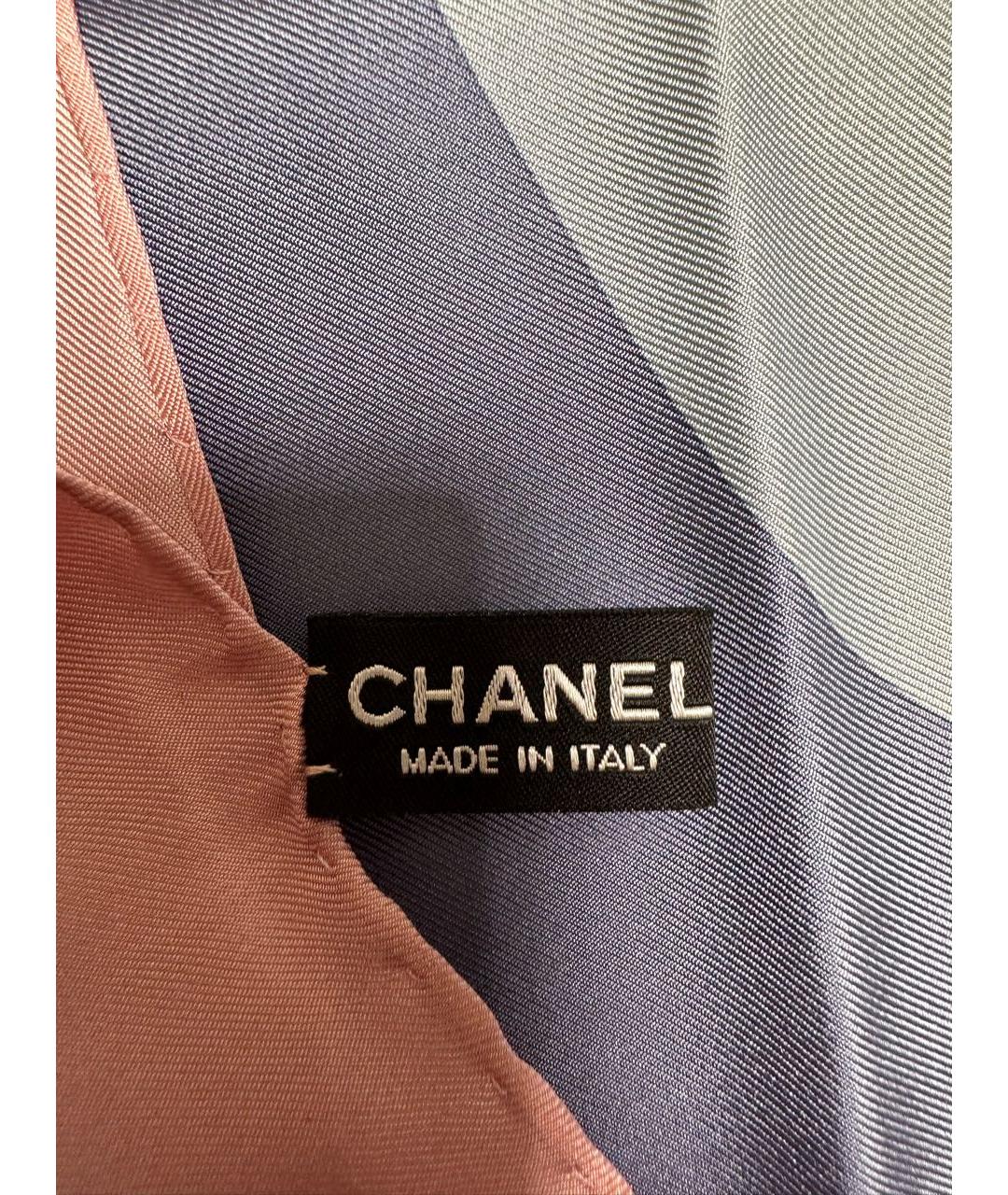 CHANEL Мульти шелковый платок, фото 6