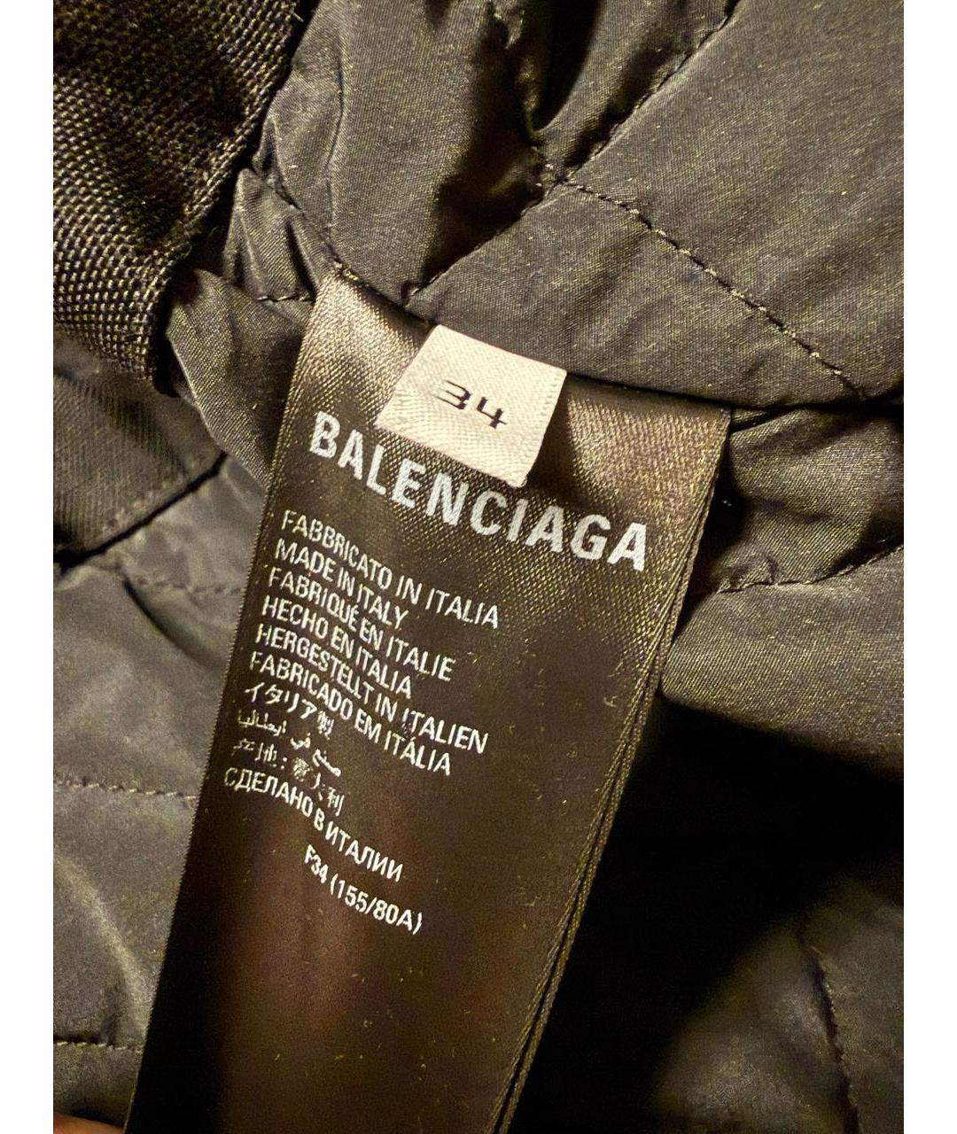 BALENCIAGA Черная куртка, фото 3