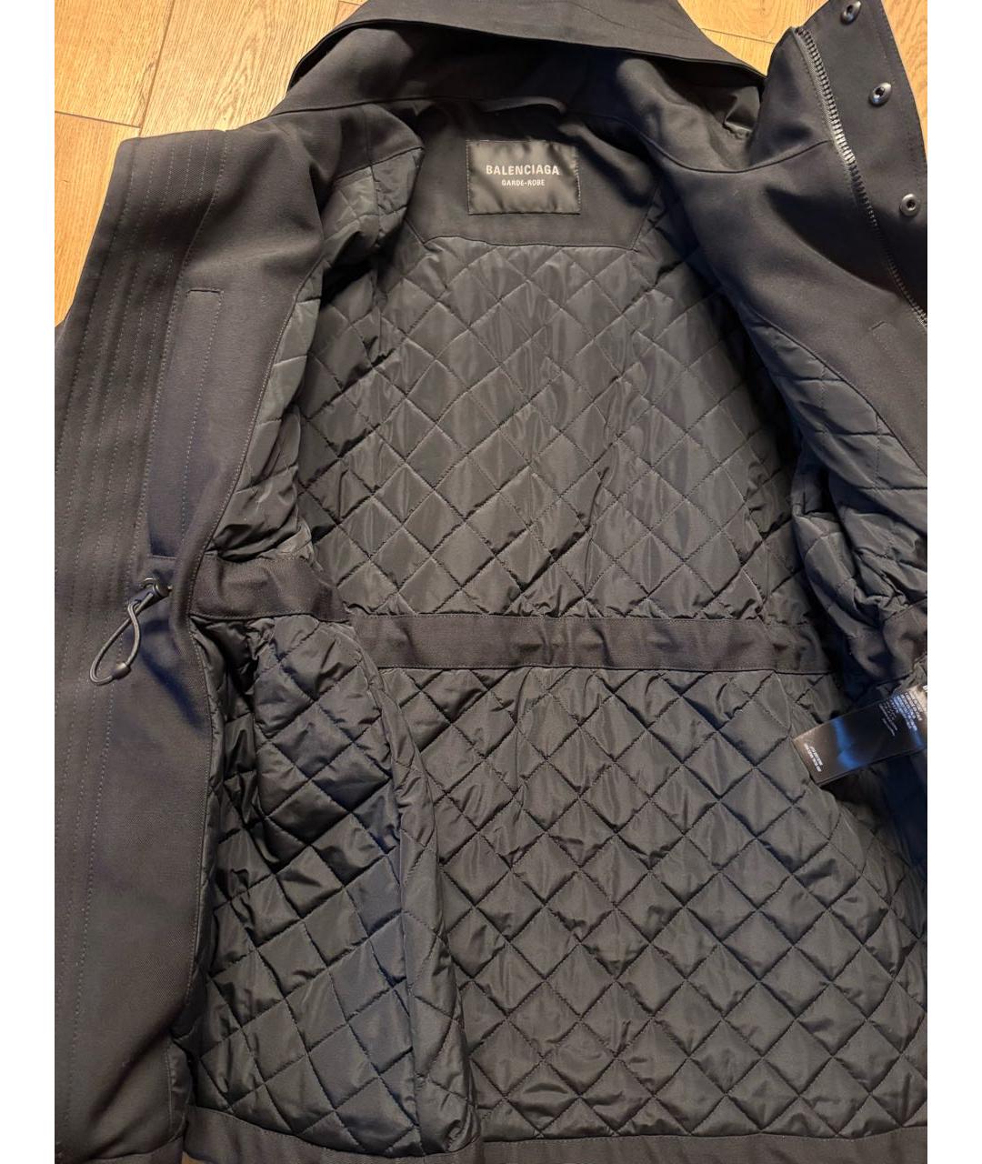 BALENCIAGA Черная куртка, фото 4