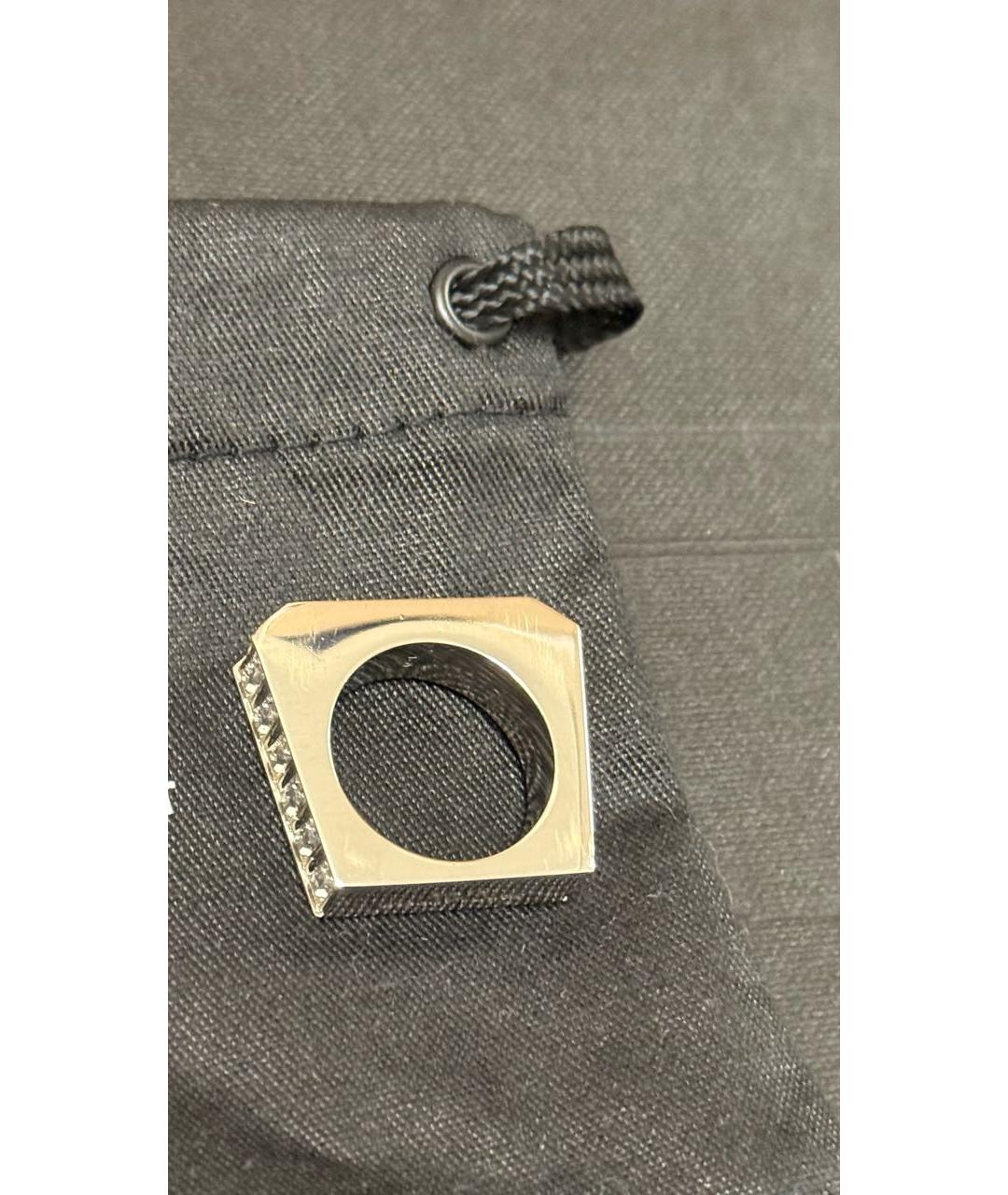 SAINT LAURENT Серебряное латунное кольцо, фото 6
