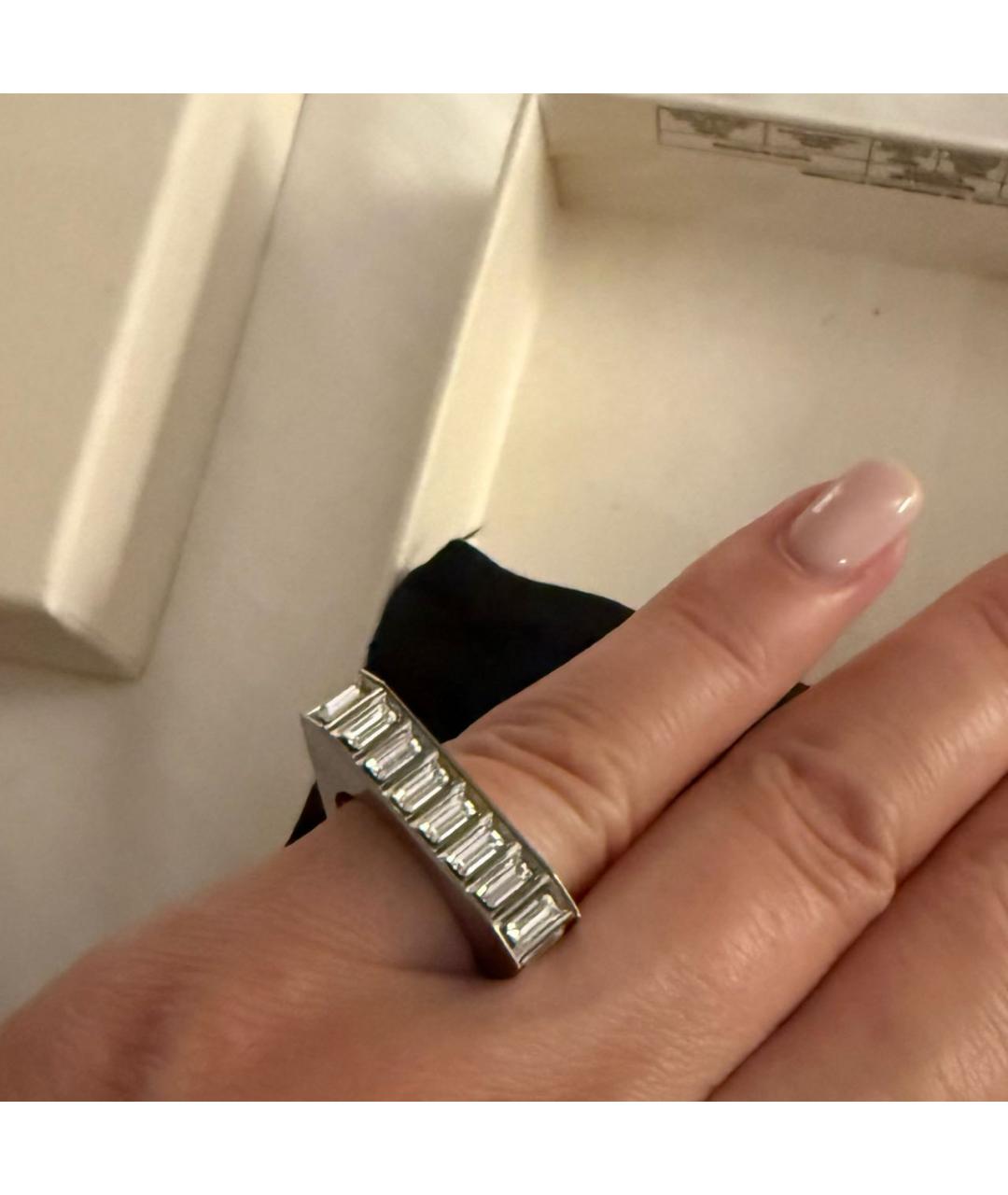 SAINT LAURENT Серебряное латунное кольцо, фото 4