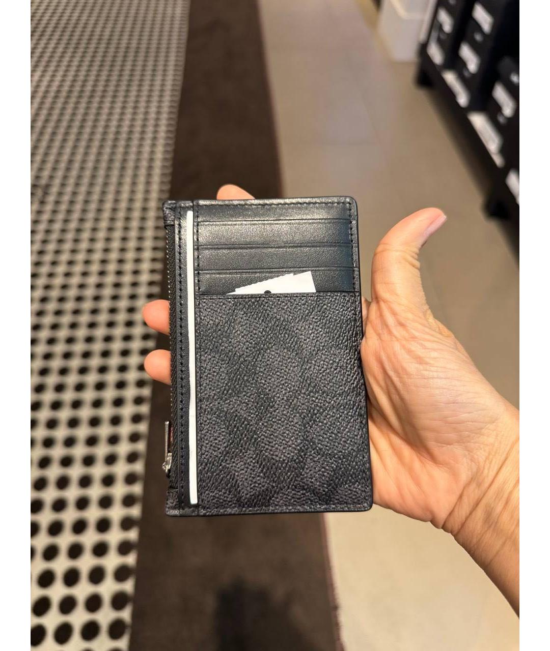 COACH Черный кардхолдер, фото 8