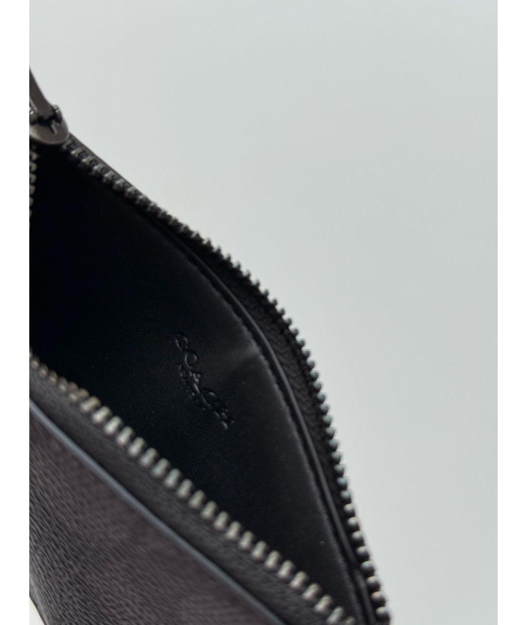 COACH Черный кардхолдер, фото 3