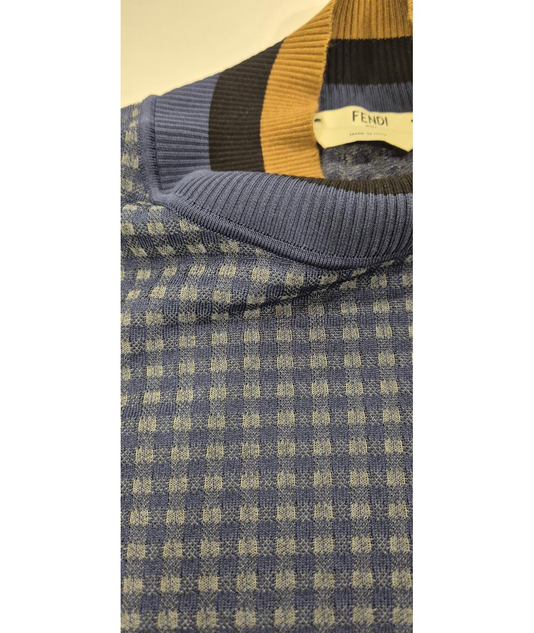 FENDI Мульти вискозный джемпер / свитер, фото 5
