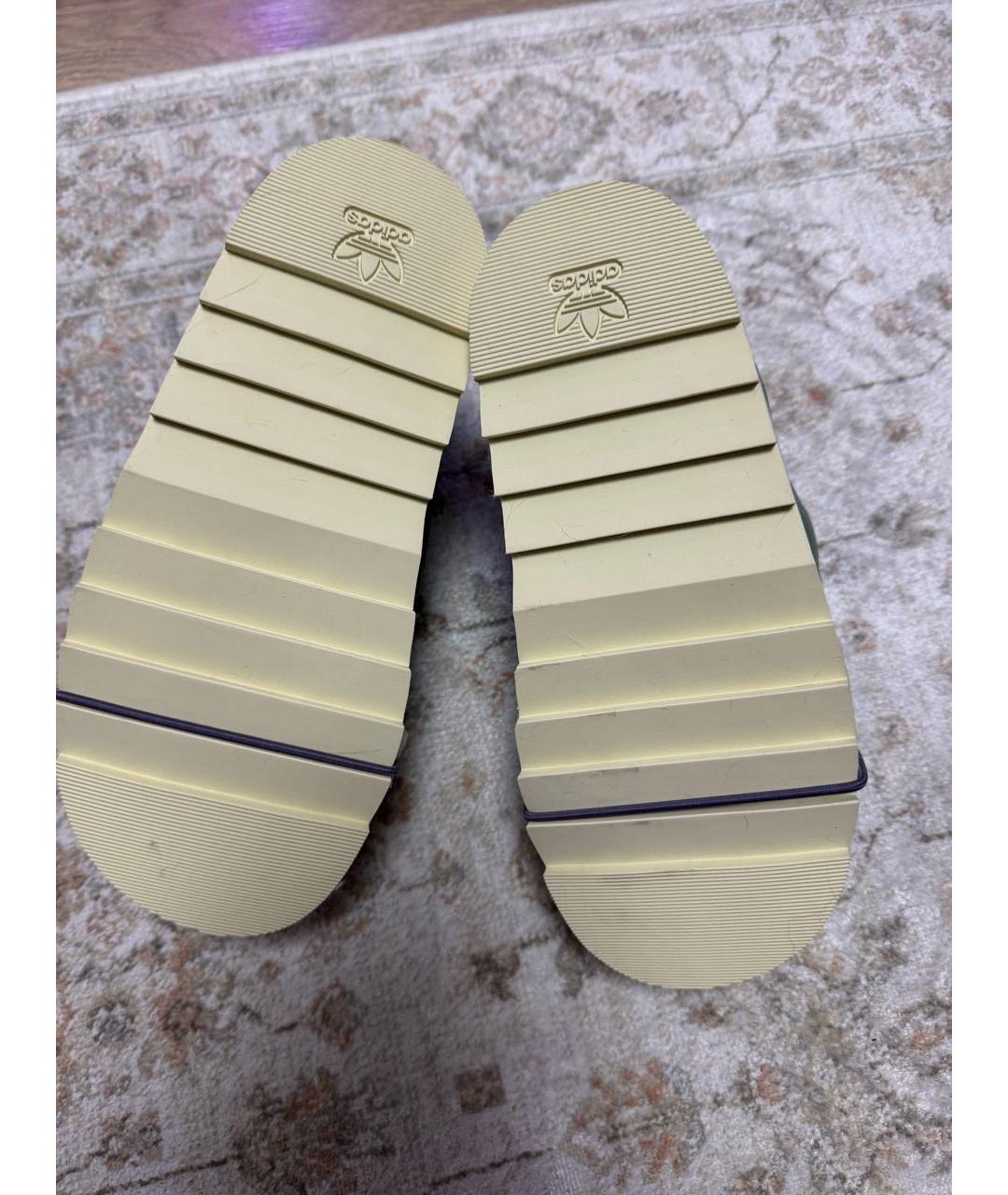 ADIDAS Зеленые текстильные ботинки, фото 7