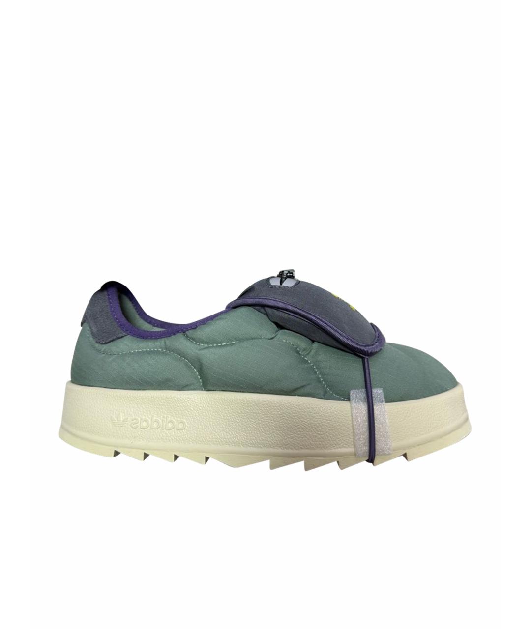 ADIDAS Зеленые текстильные ботинки, фото 1