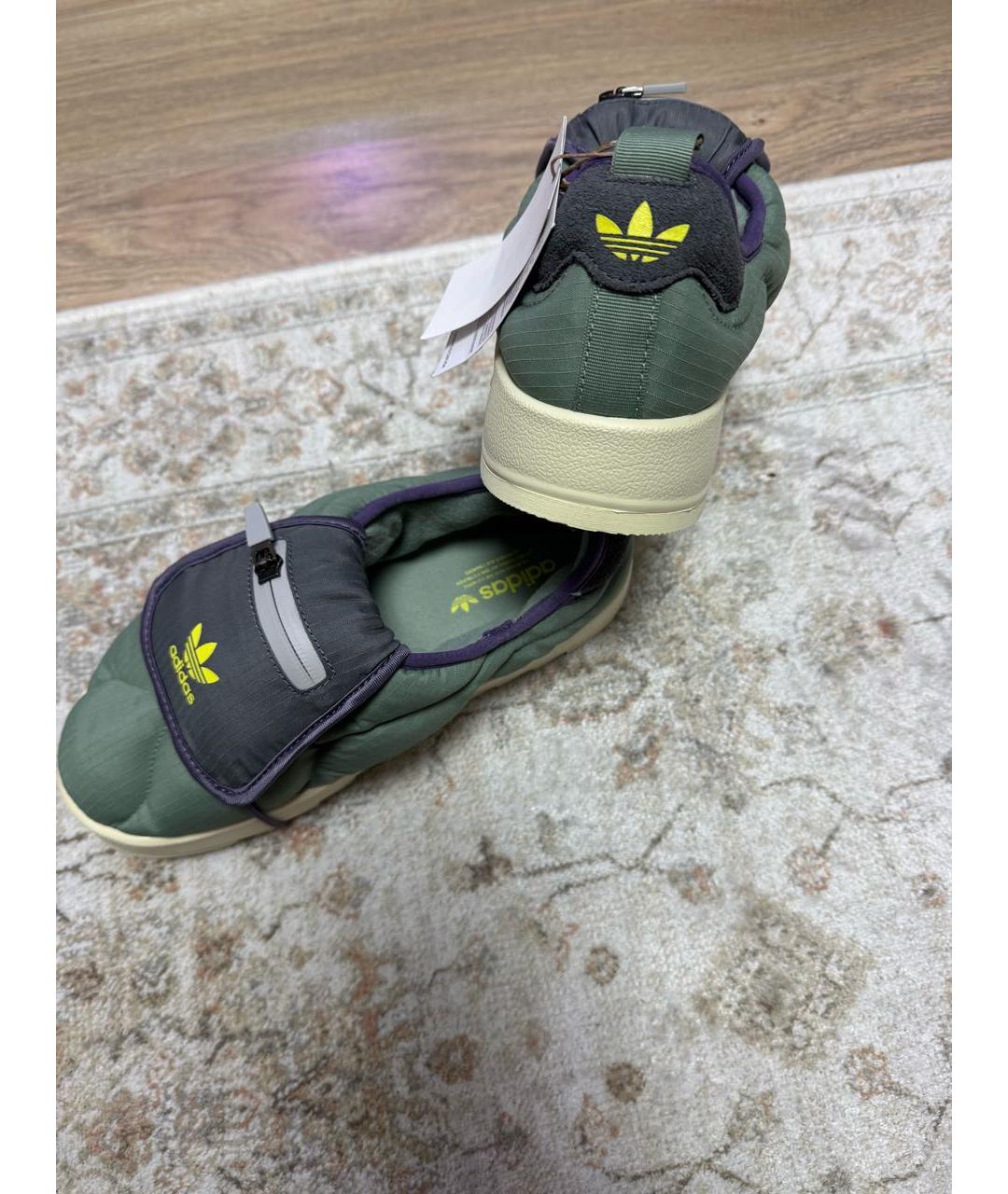 ADIDAS Зеленые текстильные ботинки, фото 8