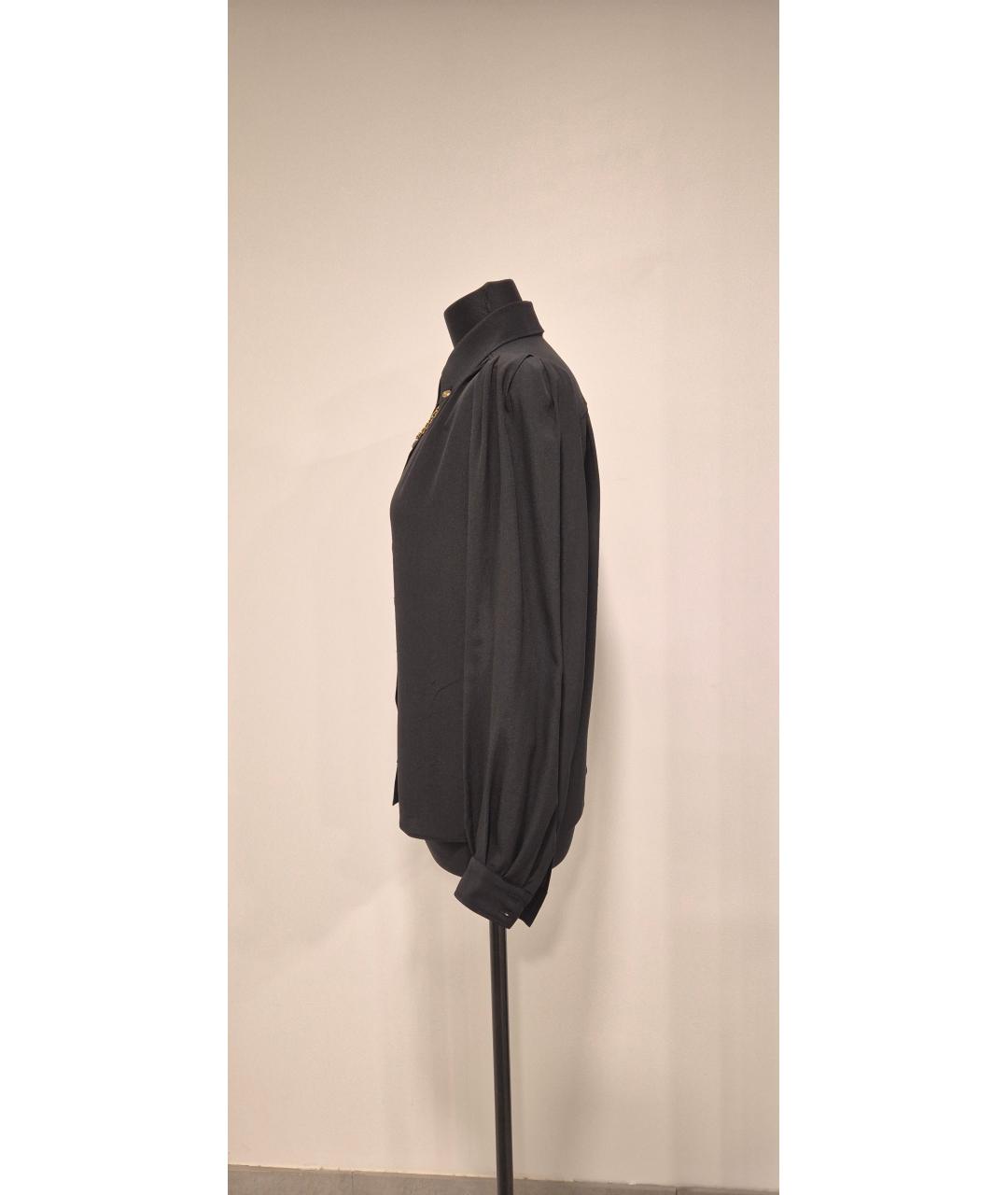 GIVENCHY Черная креповая блузы, фото 3