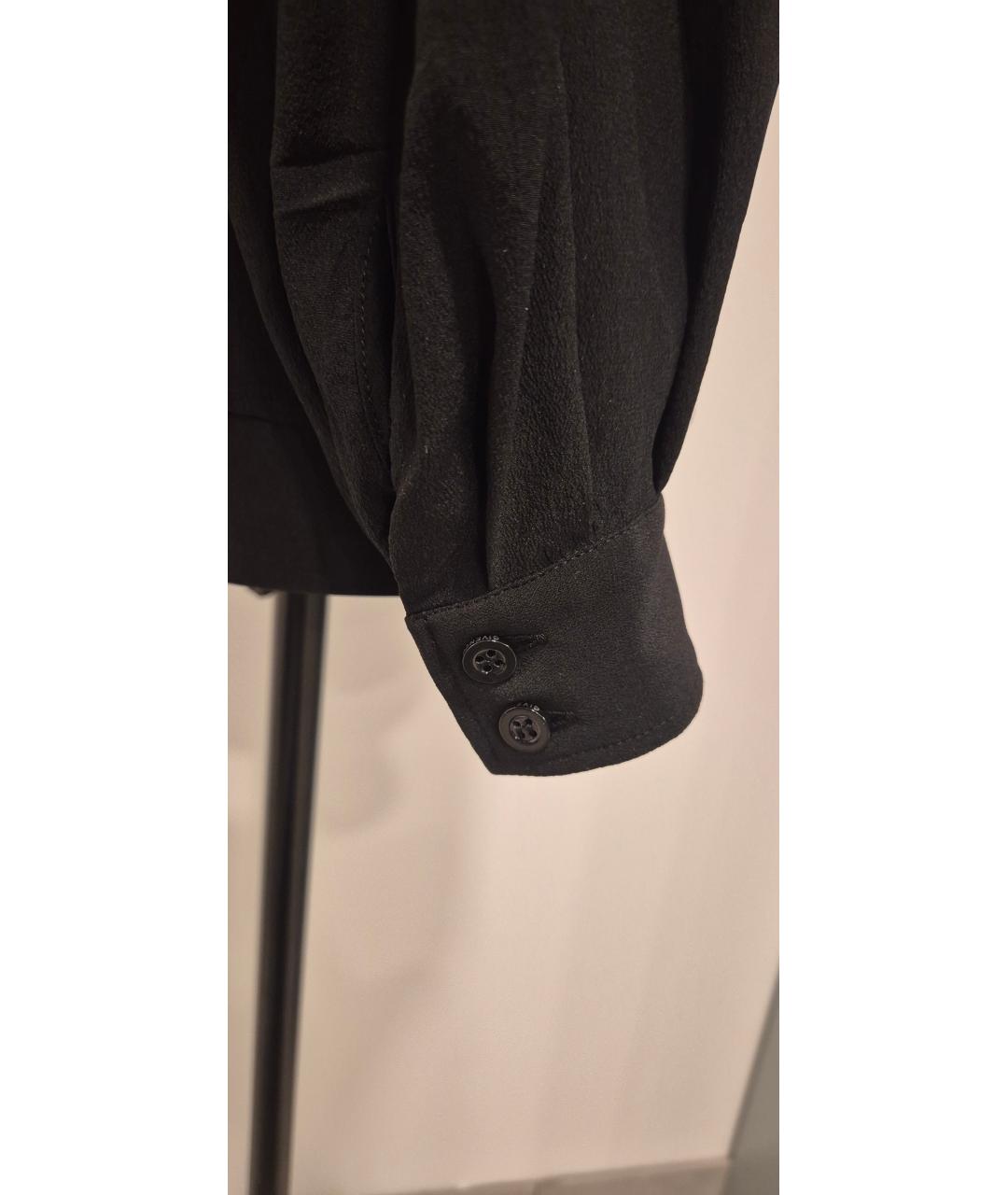GIVENCHY Черная креповая блузы, фото 5