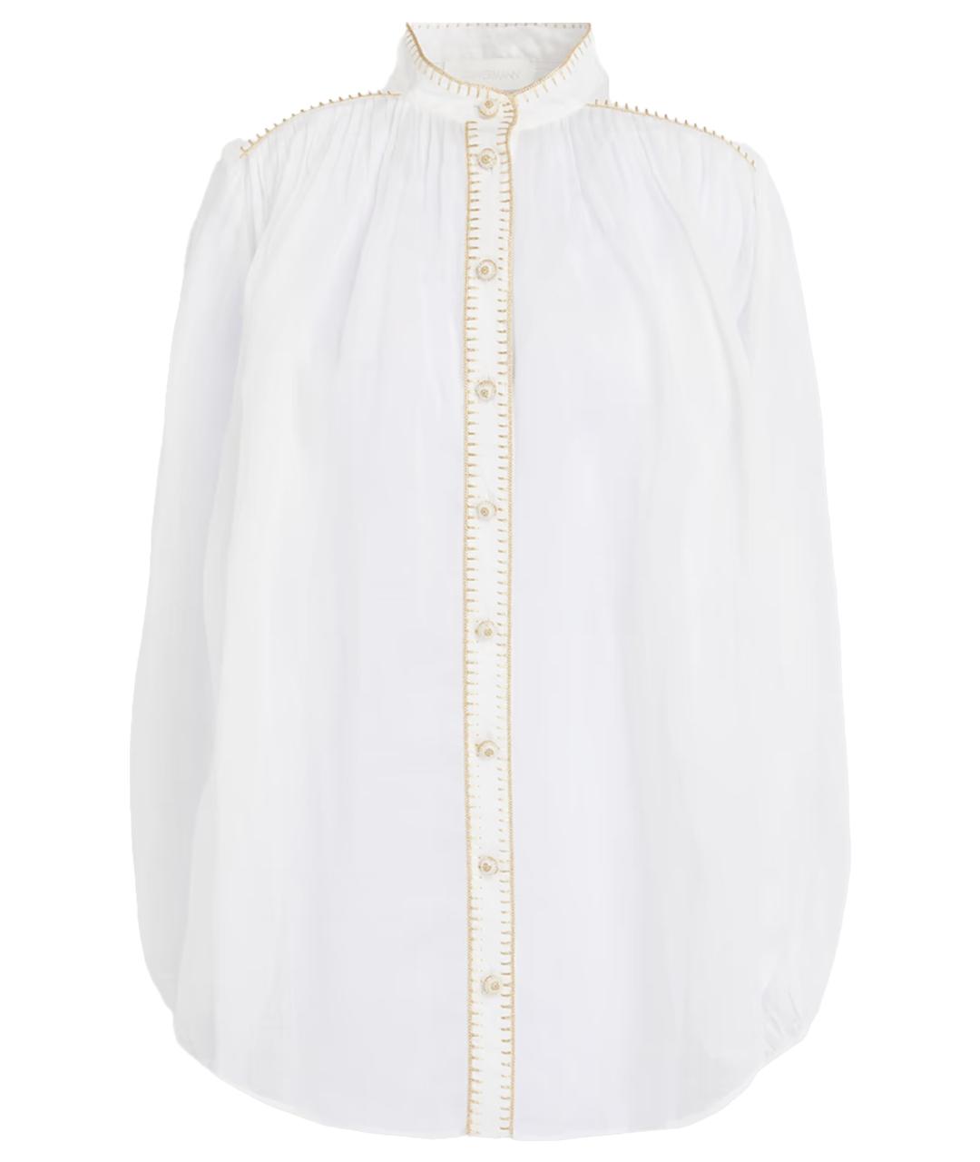 ZIMMERMANN Белая блузы, фото 1