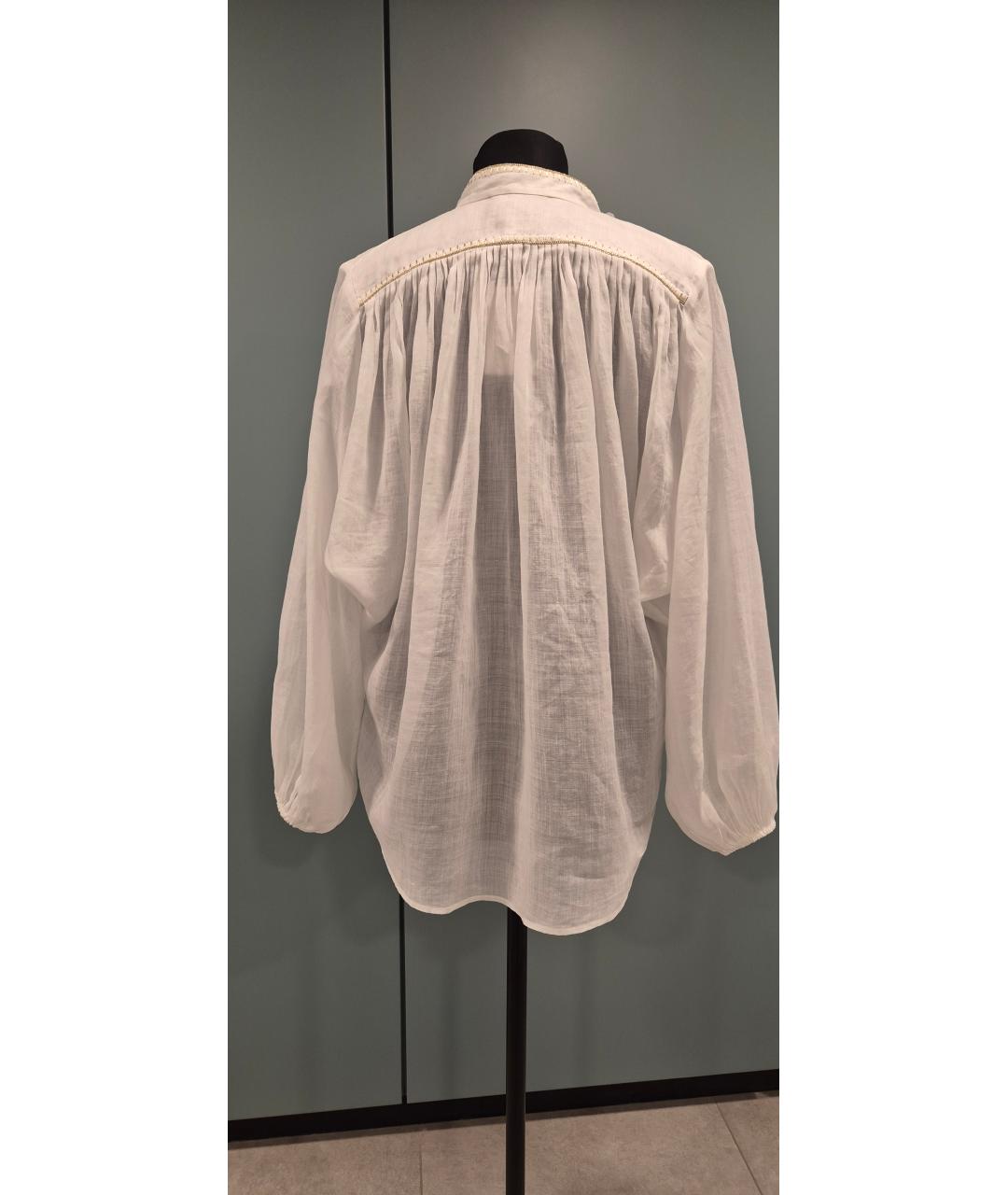 ZIMMERMANN Белая блузы, фото 3