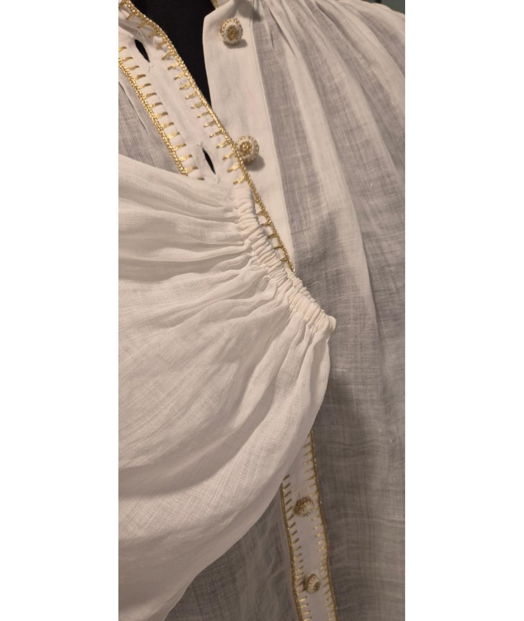 ZIMMERMANN Белая блузы, фото 7