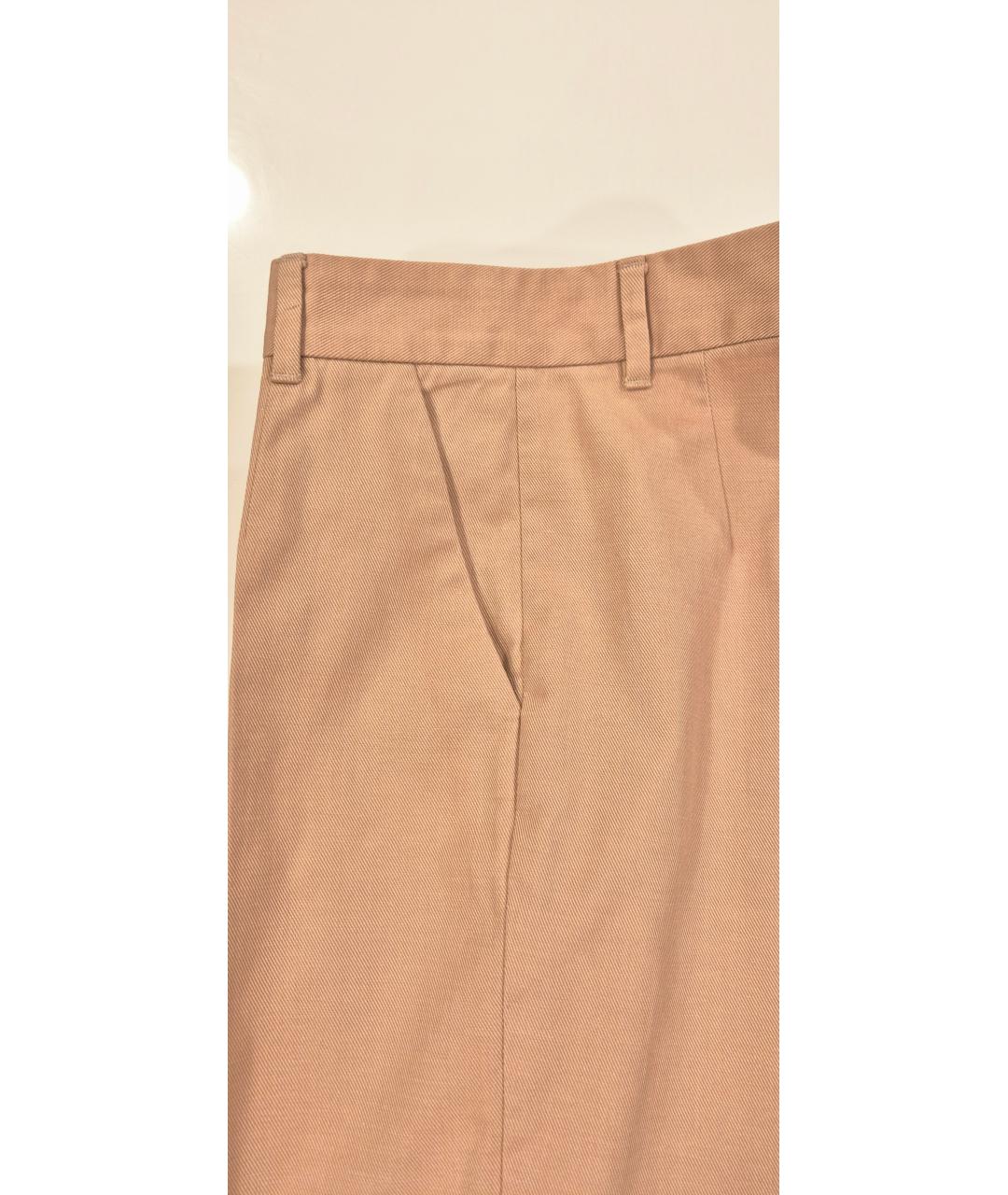 DOLCE&GABBANA Розовые шелковые брюки узкие, фото 5