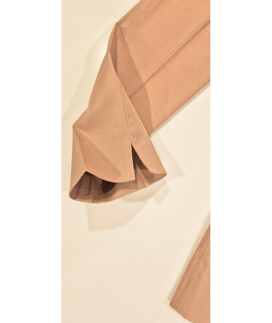 DOLCE&GABBANA Розовые шелковые брюки узкие, фото 6