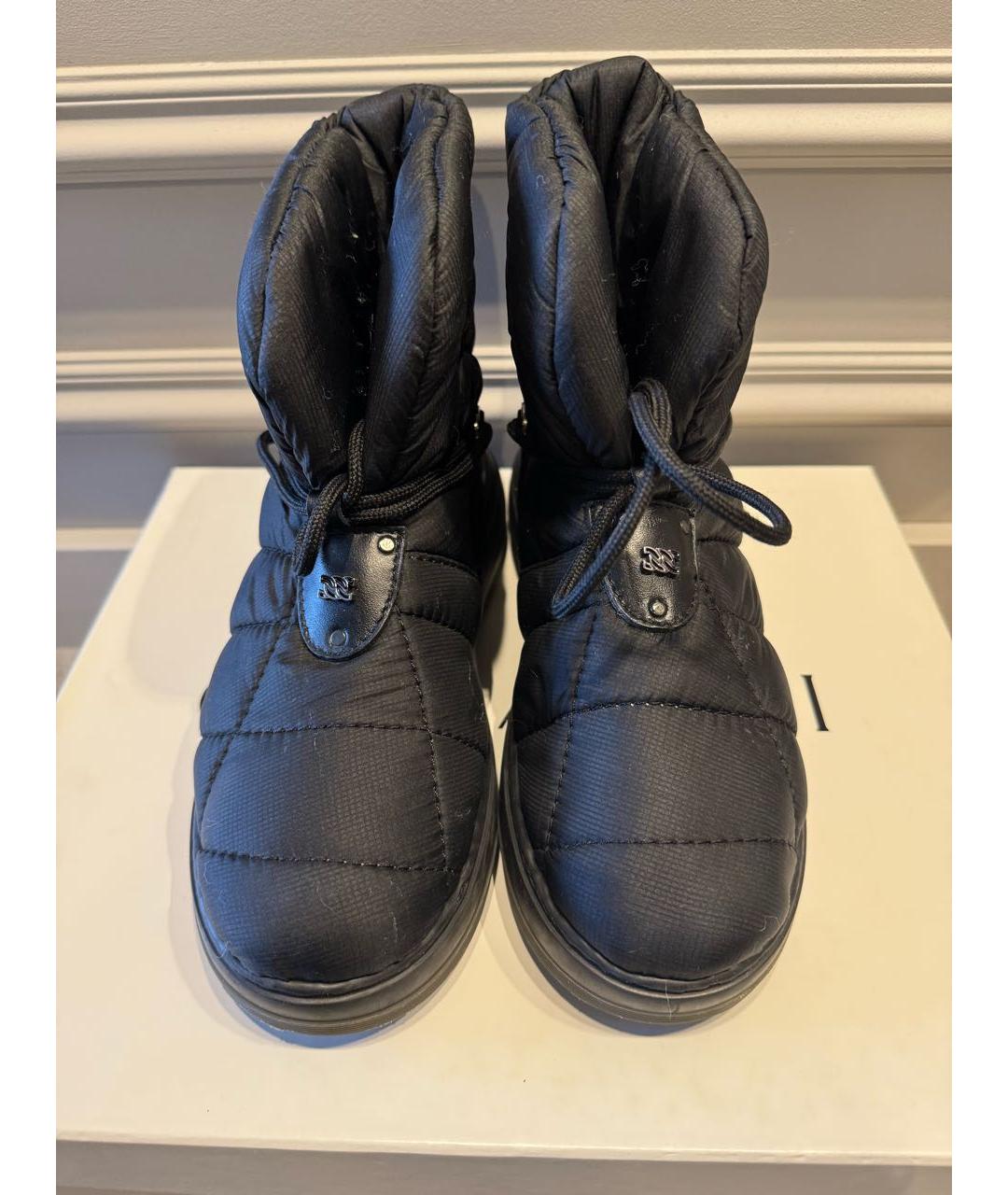 CASADEI Черные неопреновые ботинки, фото 2