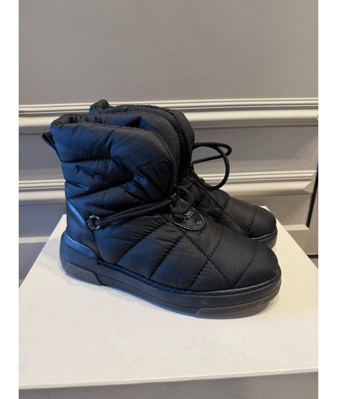 CASADEI Черные неопреновые ботинки, фото 5