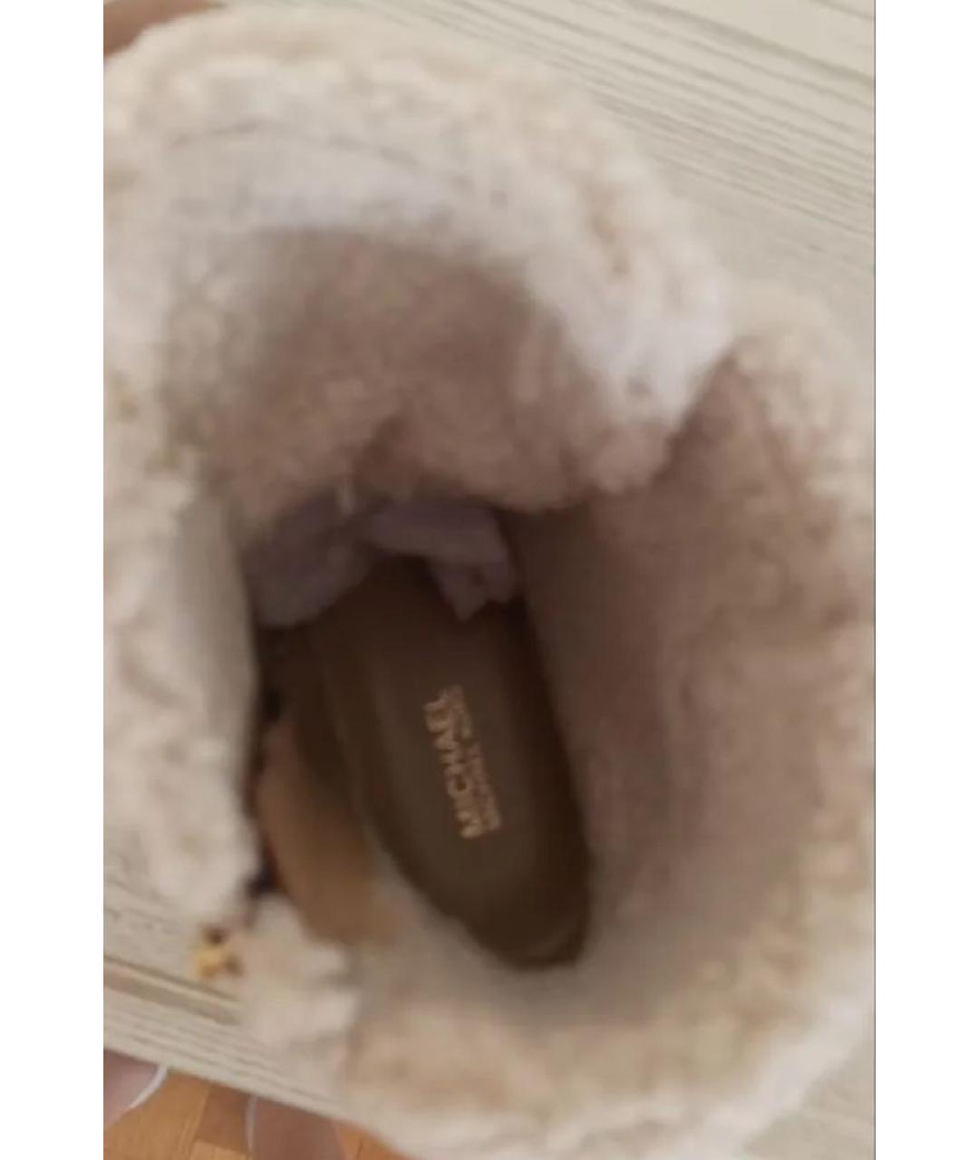 MICHAEL KORS Коричневые замшевые ботинки, фото 3