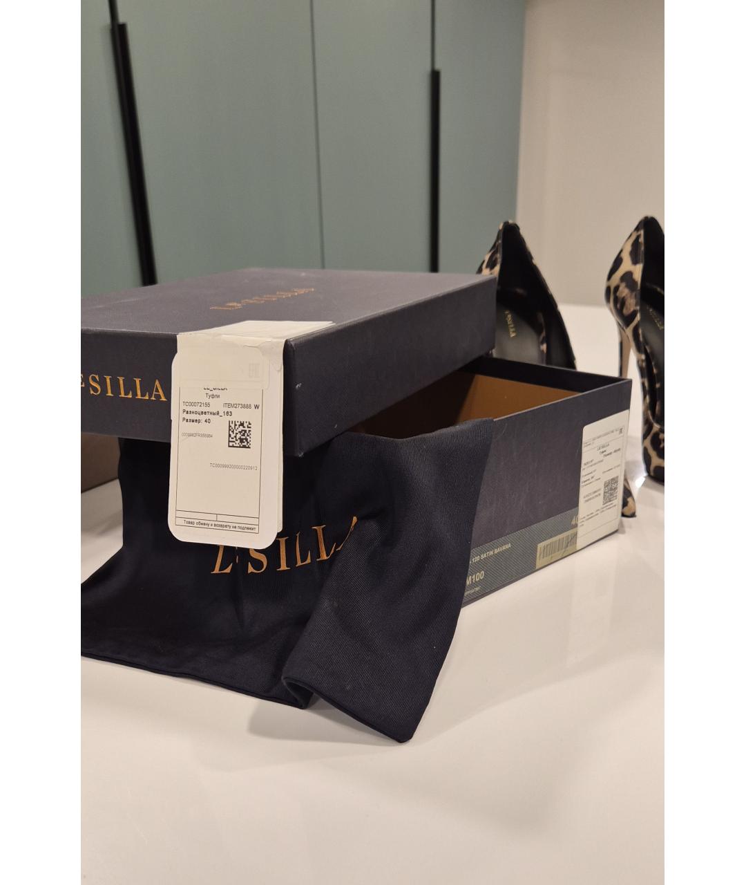 LE SILLA Мульти текстильные туфли, фото 7