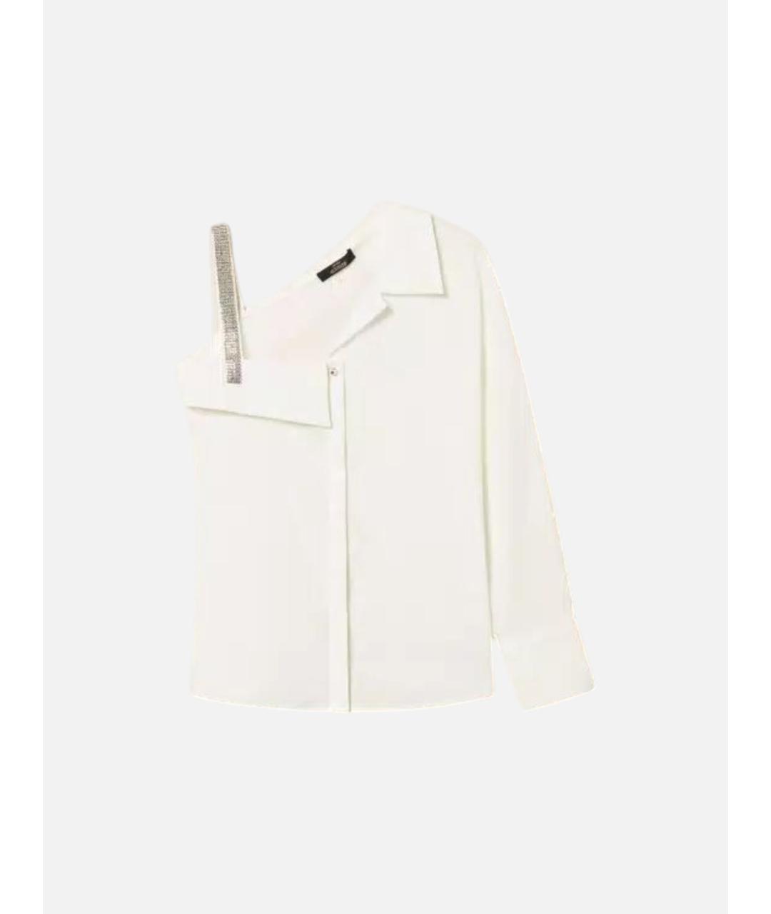 TWIN-SET Белая хлопковая рубашка, фото 8